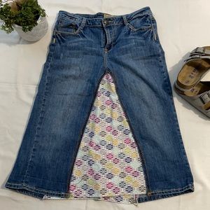 Upcycled Jeans Skirt